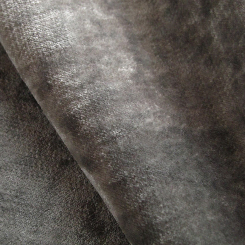 Tabley Velvet Paris Grey Plain