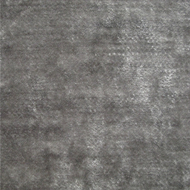 plain  luxurious and hardwearing grey velvet curtain and upholstery fabric - Tabley Paris Grey Plain