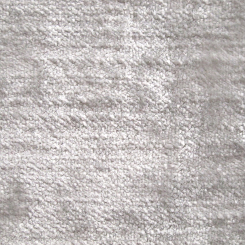 plain  luxurious and hardwearing silver velvet curtain and upholstery fabric - Tabley Silver Plain