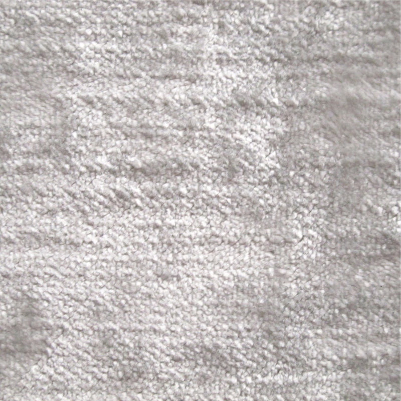 plain  luxurious and hardwearing silver velvet curtain and upholstery fabric - Tabley Silver Plain