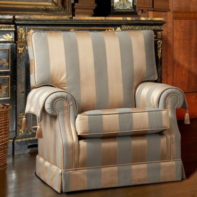 Porchester Duck Egg Broad Regency Stripe