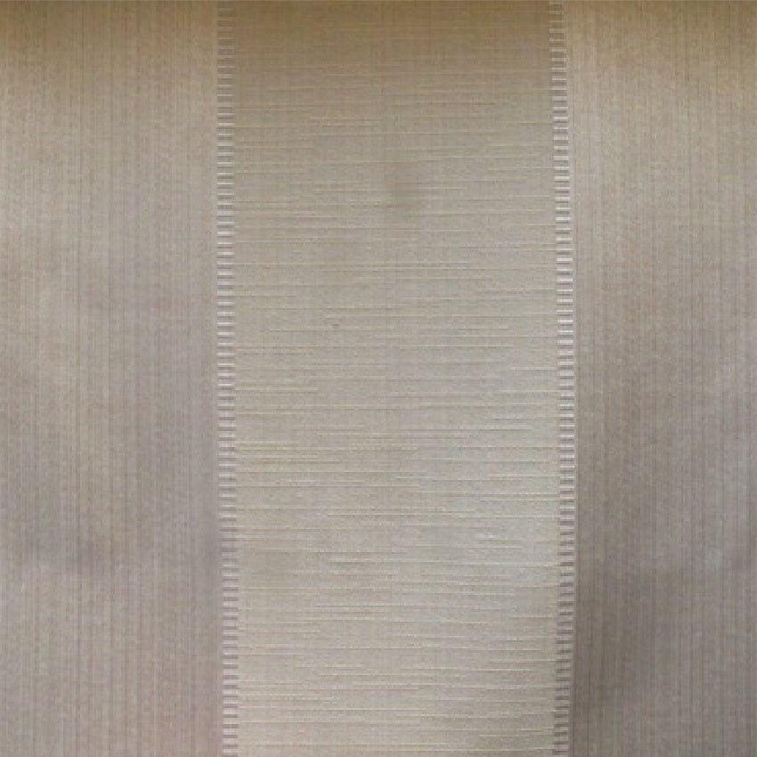 striped Elegant cream cotton print curtain and upholstery fabric - Porchester Divine Broad Regency Stripe