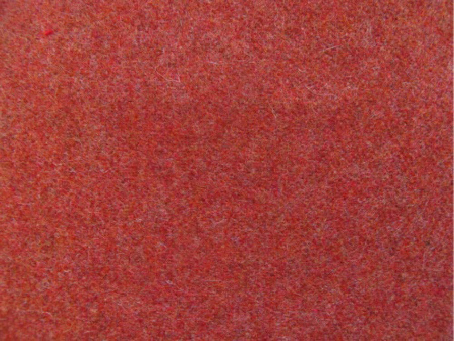 plain  red wool curtain and upholstery fabric - Iona Russet Plain