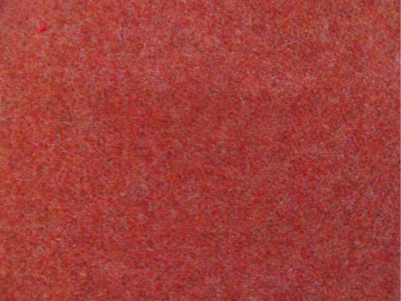 plain  red wool curtain and upholstery fabric - Iona Russet Plain