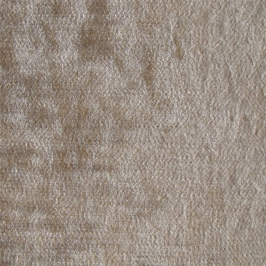 plain  luxurious and hardwearing beige velvet curtain and upholstery fabric - Tabley Beige Plain