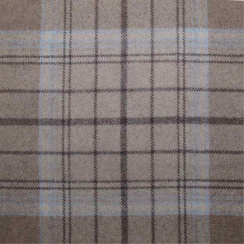 tartan plaid  brown wool curtain and upholstery fabric - Iona Burns Plaid