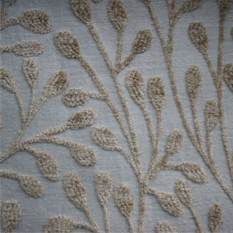 patterned  beige flat-weave curtain and upholstery fabric - Finley Honey Pattern