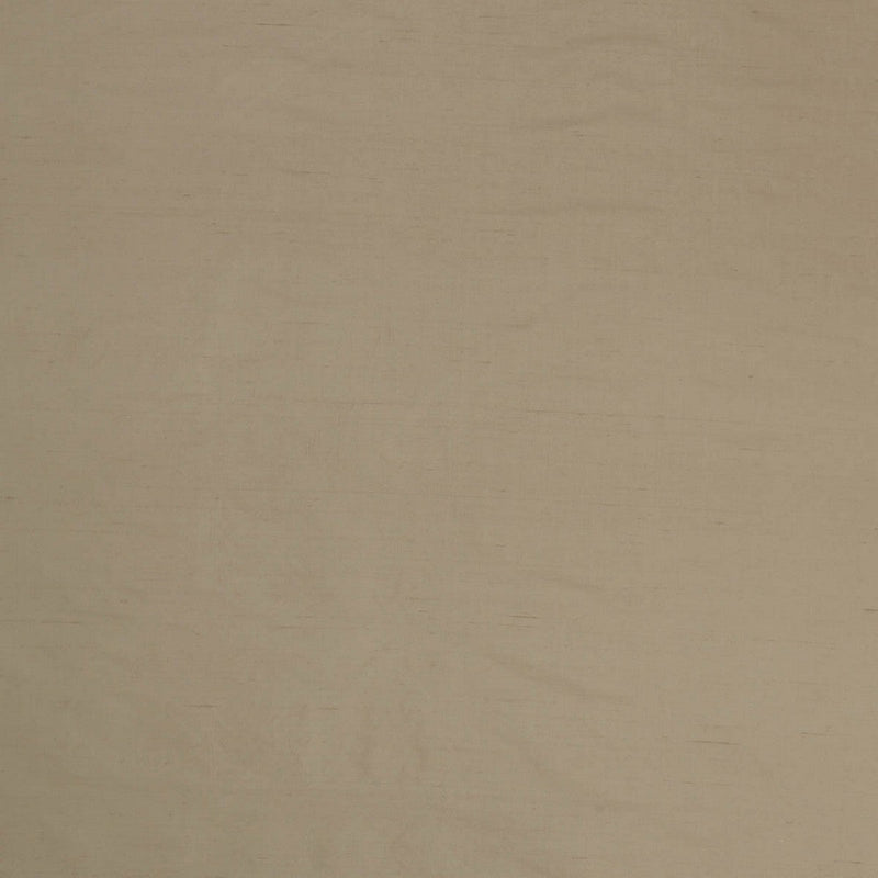plain  taupe pure silk curtain and upholstery fabric - Da Vinci Pure Silk Mushroom