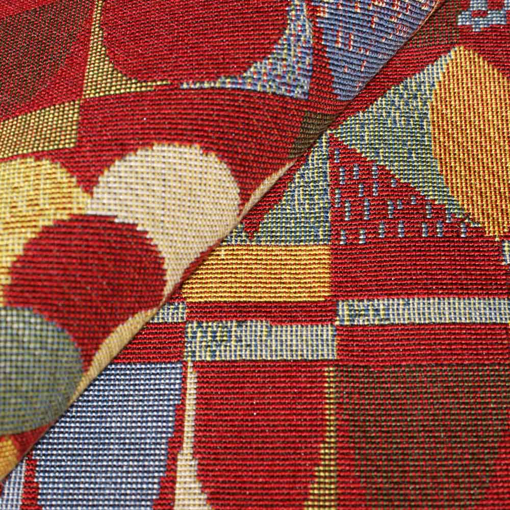 Backhausen Fabrics Arches Red