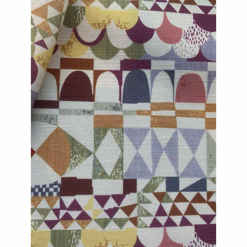 mixed colour art deco curtain upholstery fabric