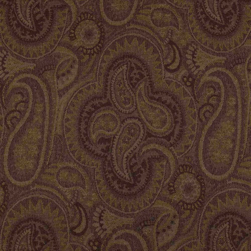 patterned  purple wool curtain and upholstery fabric - Iona Amethyst Wool Swirl