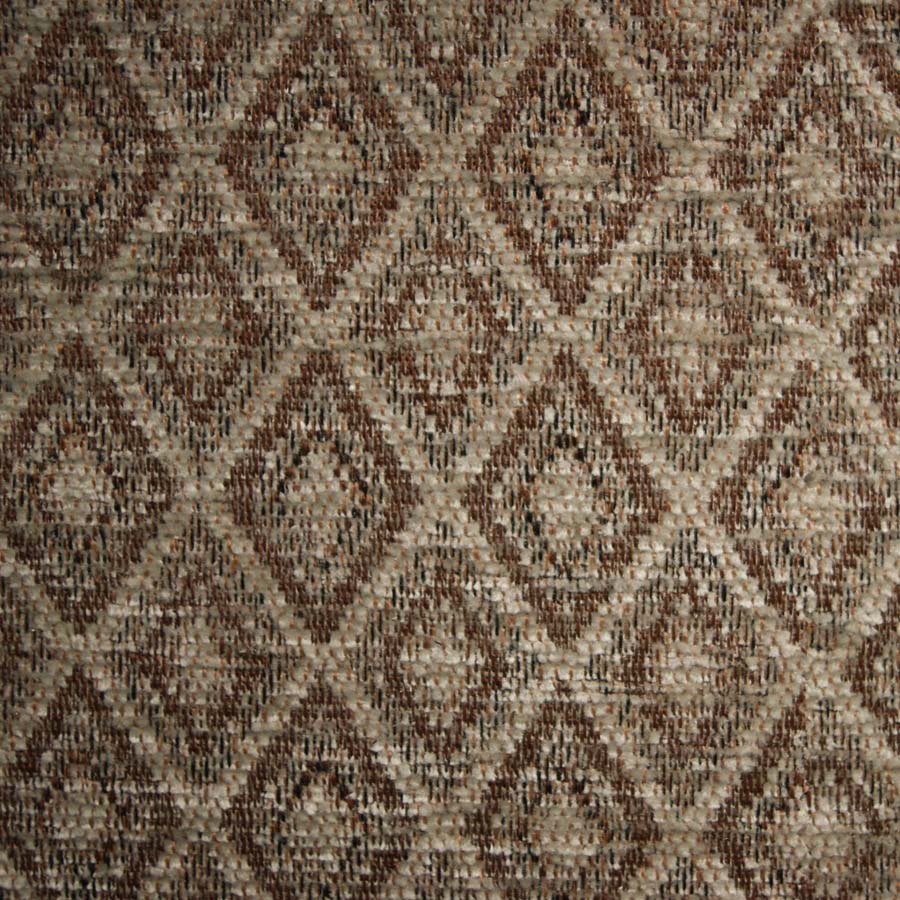 celtic medieval  brown flat-weave curtain and upholstery fabric - Guinevere Medieval Galahad Diamond