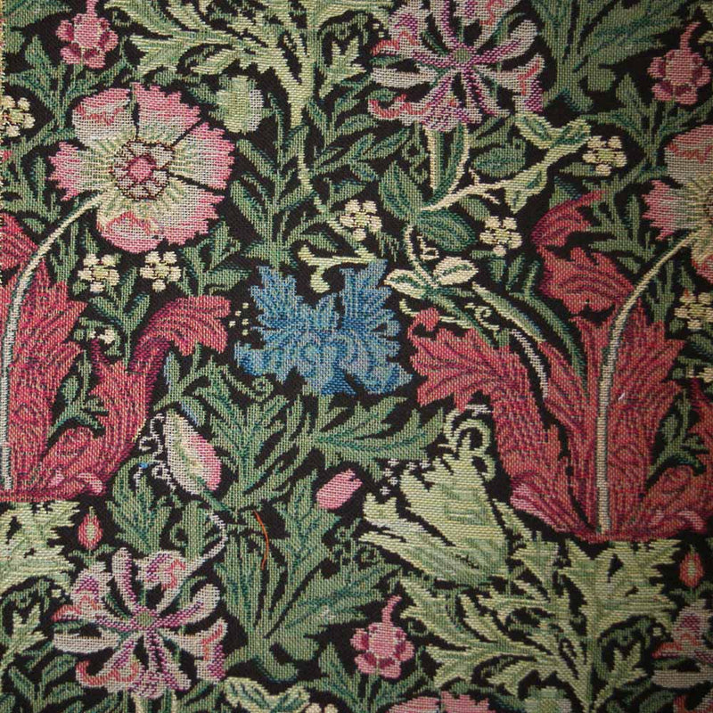 arts and crafts   wool curtain and upholstery fabric - William Morris Designs Compton Tapestry Weave - Extra Wide