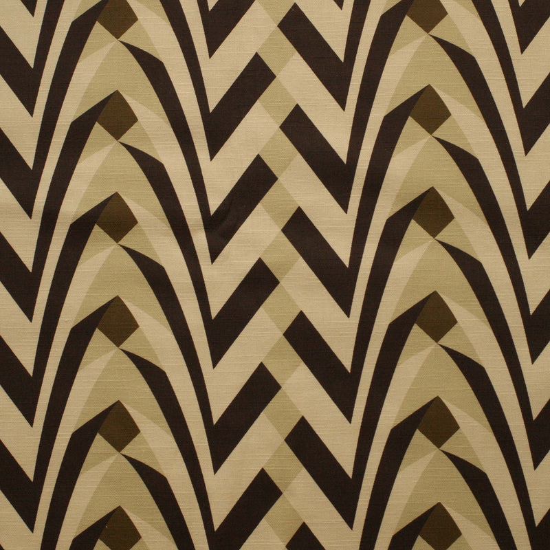 brown beige and cream art deco curtain upholstery fabric