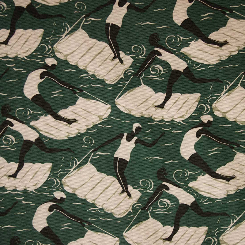 turquoise art deco curtain upholstery fabric