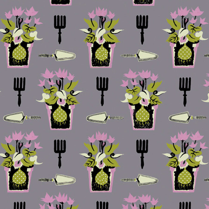 Mid Century Prints Sylvia Chalmers Flower Pots