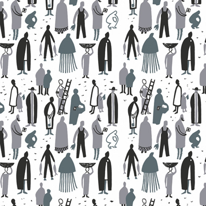 Mid Century Prints Sylvia Chalmers Uno Grey