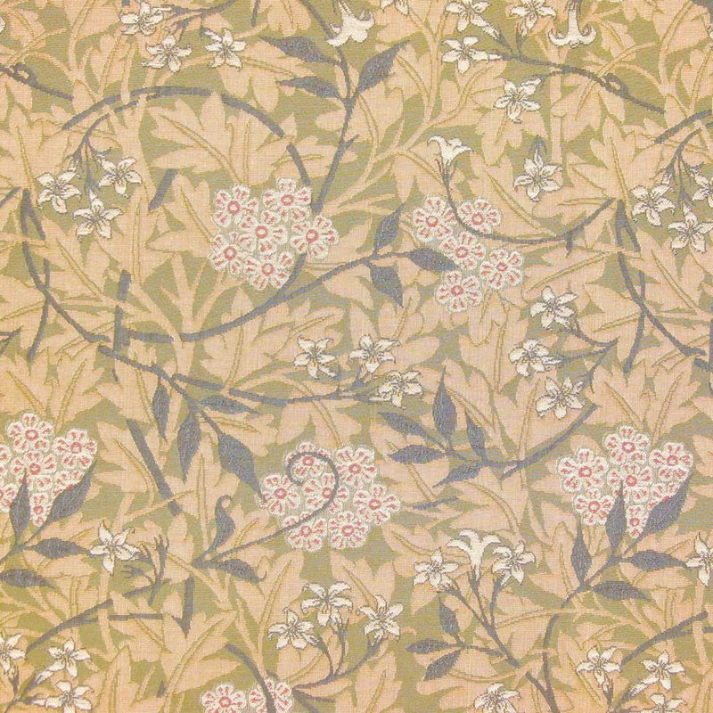 W Morris Tapestry and Chenille Jasmine Tapestry Weave Cream (limited sale price stock)