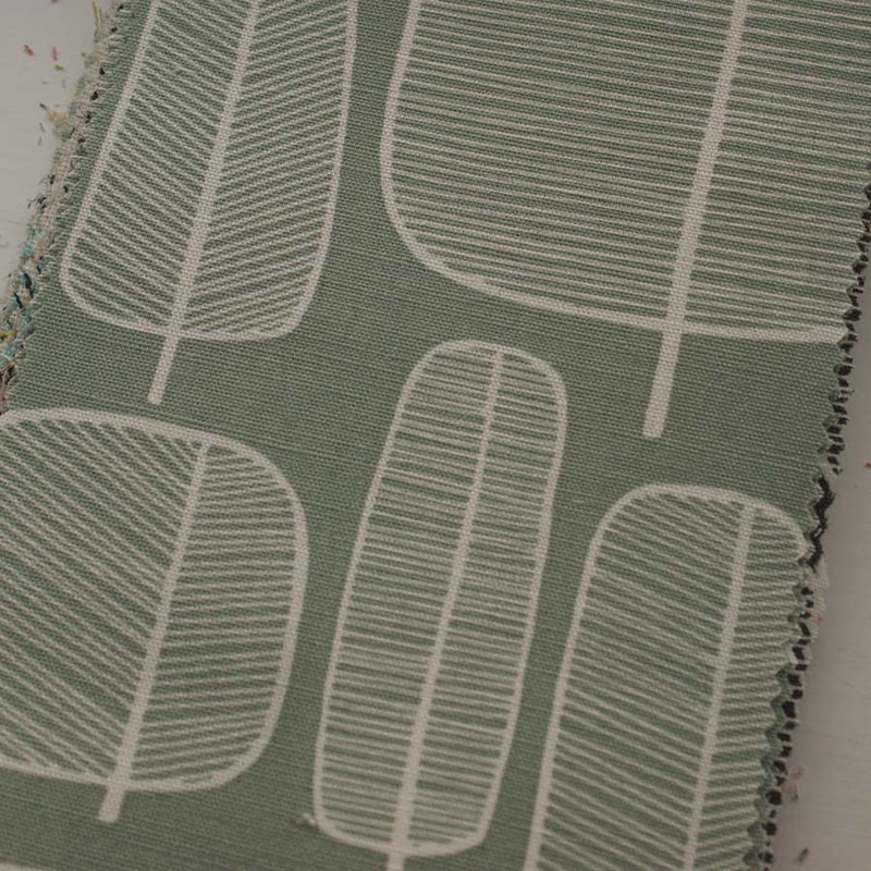 Mid Century Prints (Upholstery Grade) Little Trees English Grey