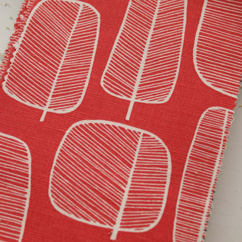 Mid Century Prints (Upholstery Grade) Little Trees Chilli