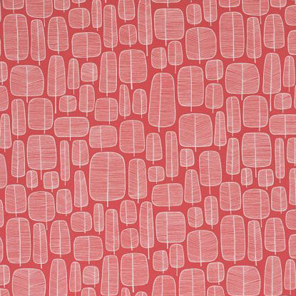 Mid Century Prints (Upholstery Grade) Little Trees Chilli