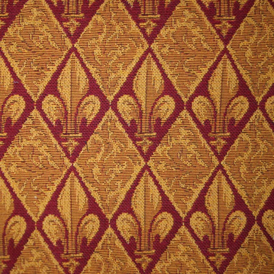 Guinevere Medieval Baronial Diamond Red Tapestry Weave