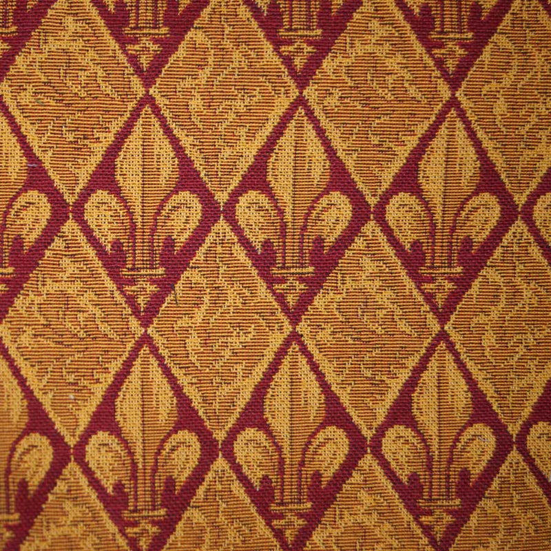 Guinevere Medieval Baronial Diamond Red Tapestry Weave