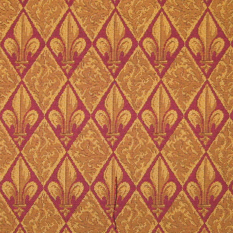 Guinevere Medieval Baronial Diamond Red Tapestry Weave