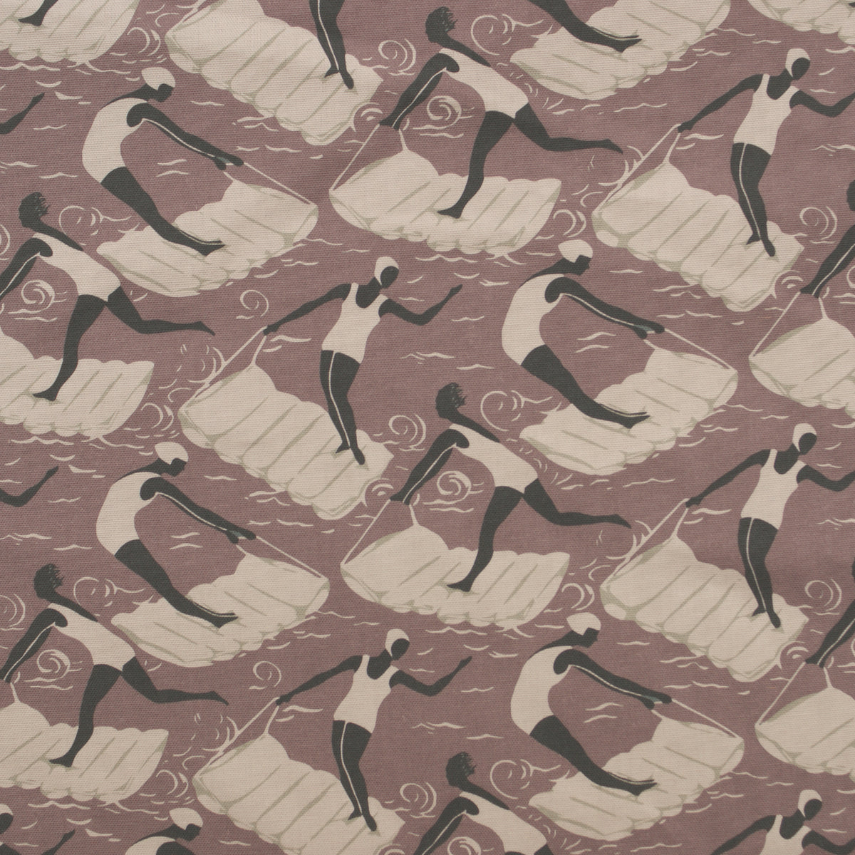 mauve art deco curtain upholstery fabric