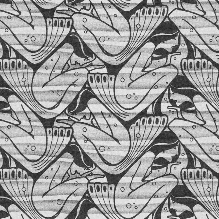 Donauwellen fabric designed by Koloman Moser