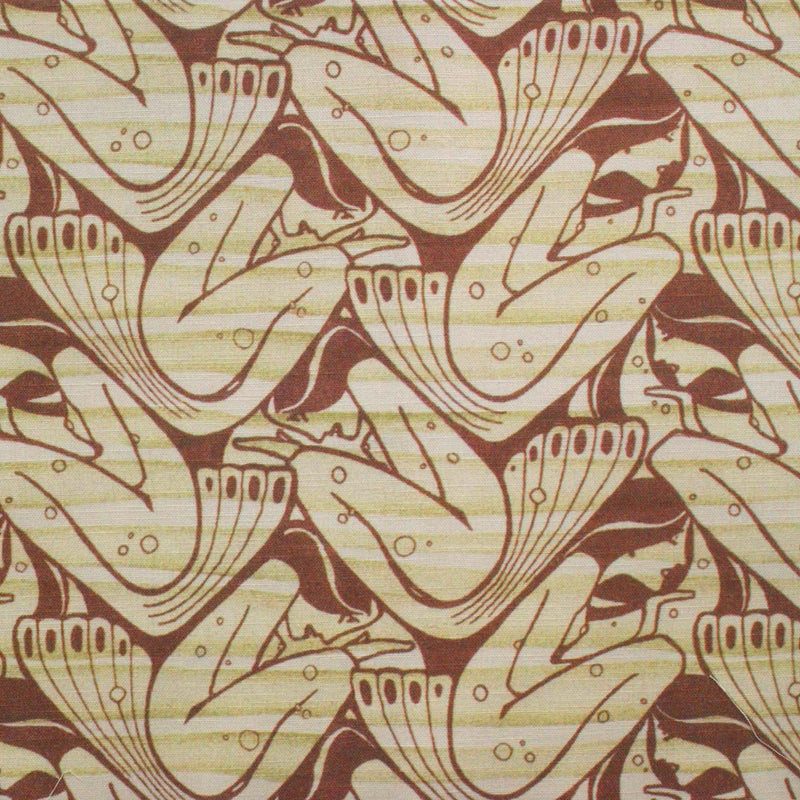 Donauwellen fabric designed by Koloman Moser