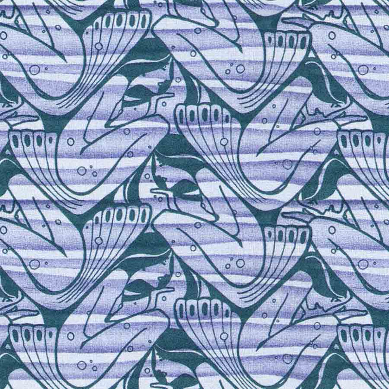 Donauwellen fabric designed by Koloman Moser