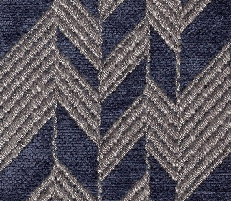 blue art deco curtain upholstery fabric