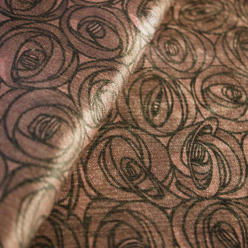 Charles Rennie Mackintosh Rennie Roses Blush Velvet (limited sale price stock)