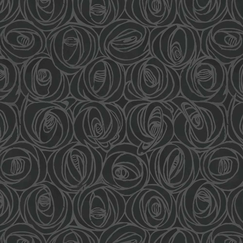 Charles Rennie Mackintosh Rennie Roses Slate Velvet