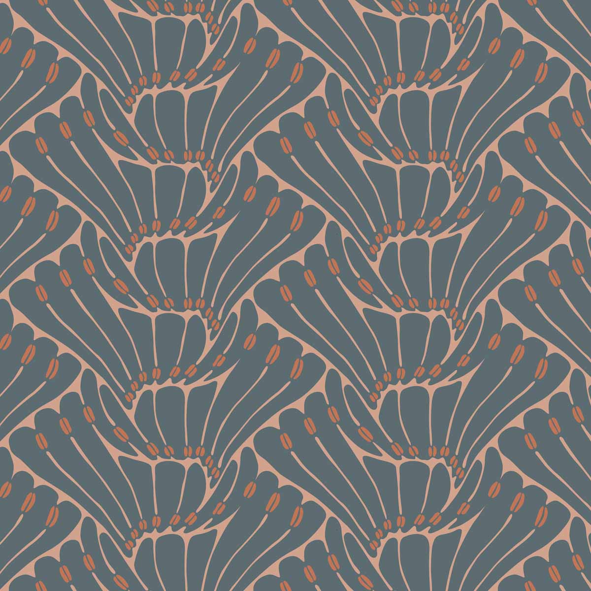 Koloman Moser Designs Liebesflugel (wings of love) (limited sale price stock)