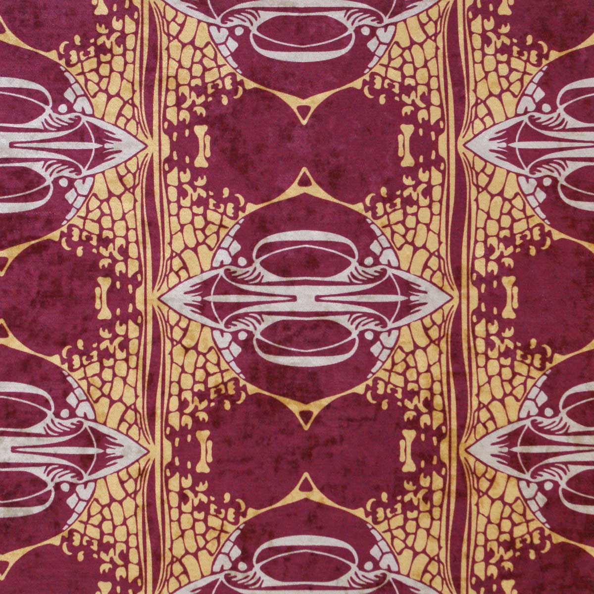Koloman Moser Designs Zephyrus Velvet (limited sale price stock)