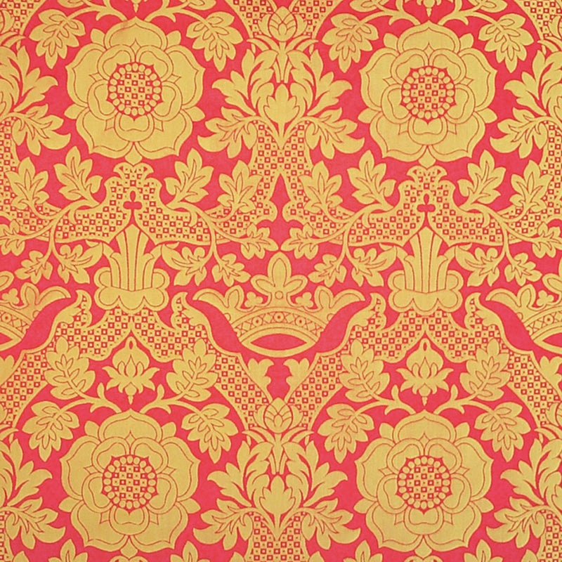 Hampton Court Rose Brocade Red and Gold