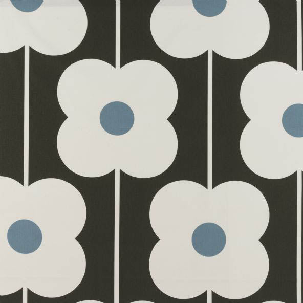 Orla Kiely Abacus Flower Powder Blue fabric