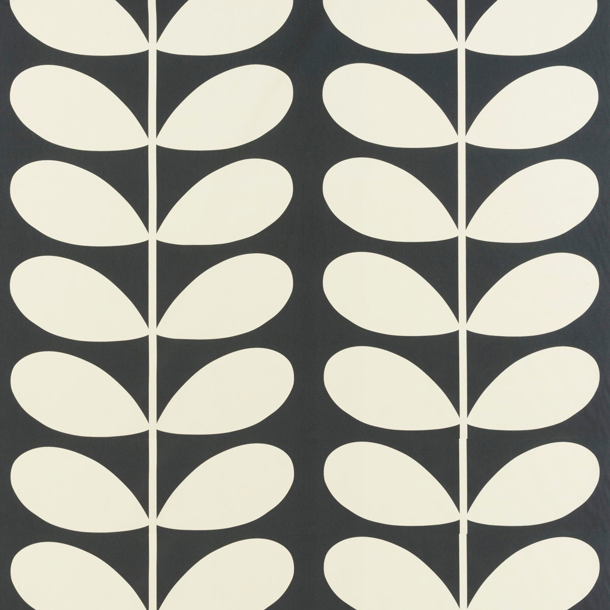 Orla Kiely Giant Stem Grey fabric