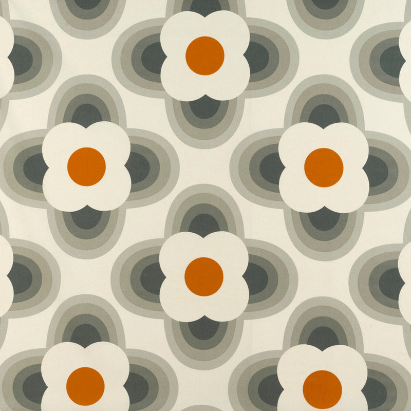 Orla Kiely Striped Petal Orange fabric