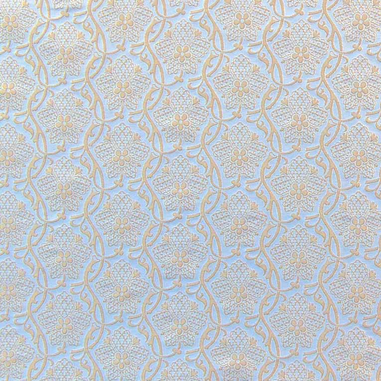 Augustus Pugin St Hubert Brocatelle Ivory fabric from Loome Fabrics