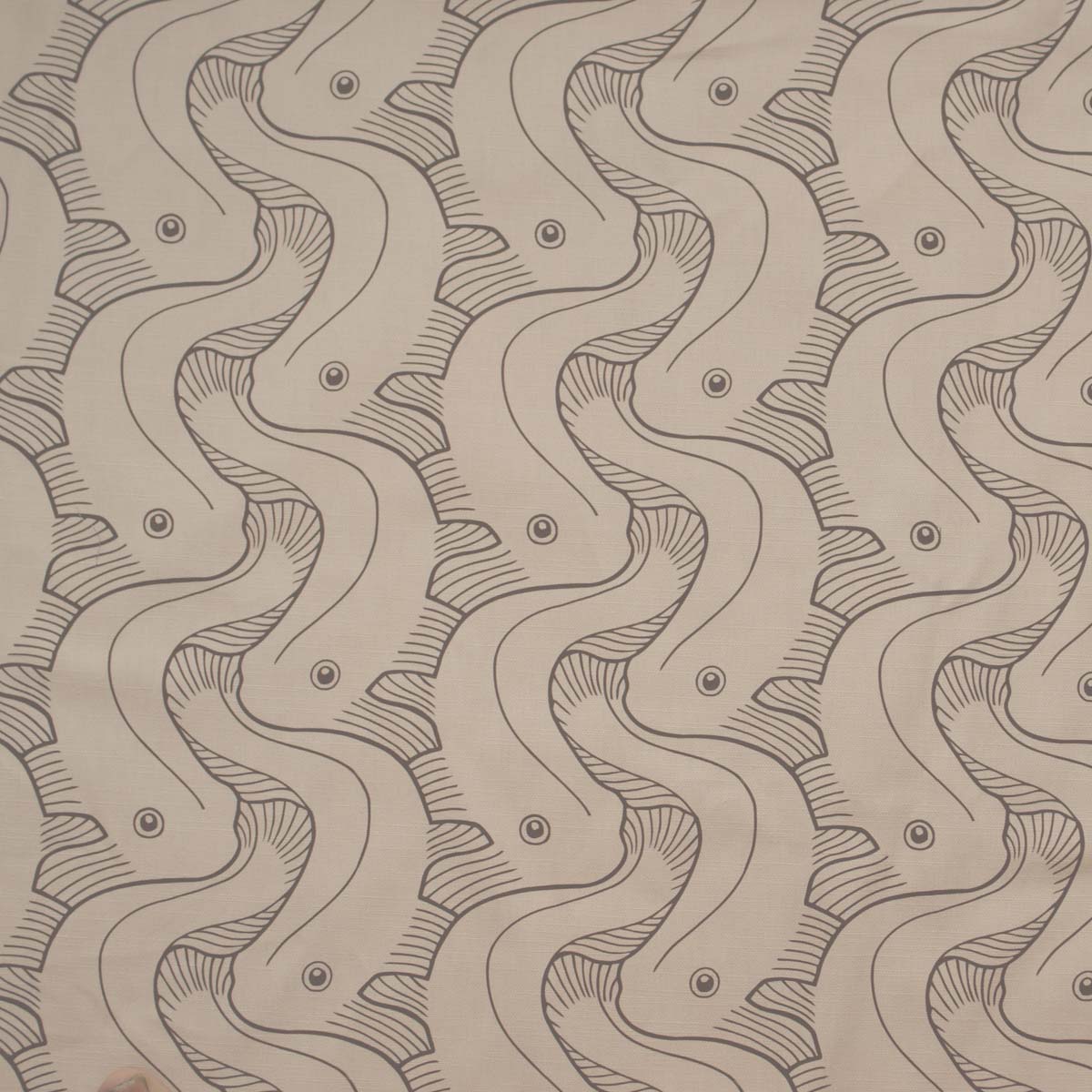 cream art deco curtain upholstery fabric