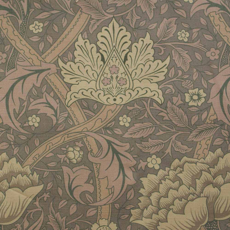 William Morris Designs Windrush Mauve and Cream Print