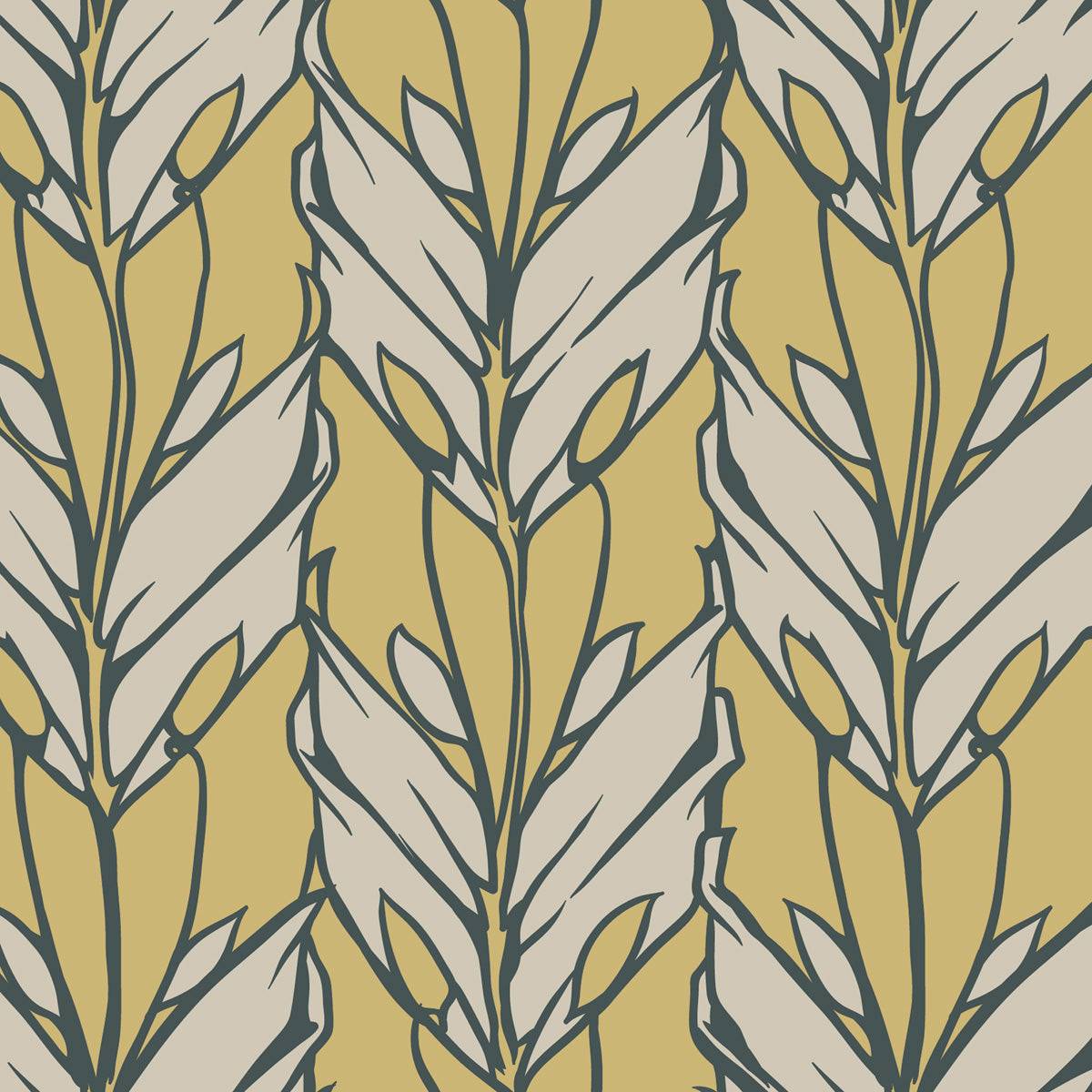 Archibald Knox Designs Arroo (Corn) Print