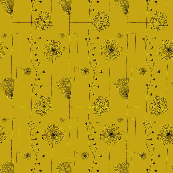 Lucienne Day Dandelion Clocks Fabric Textile
