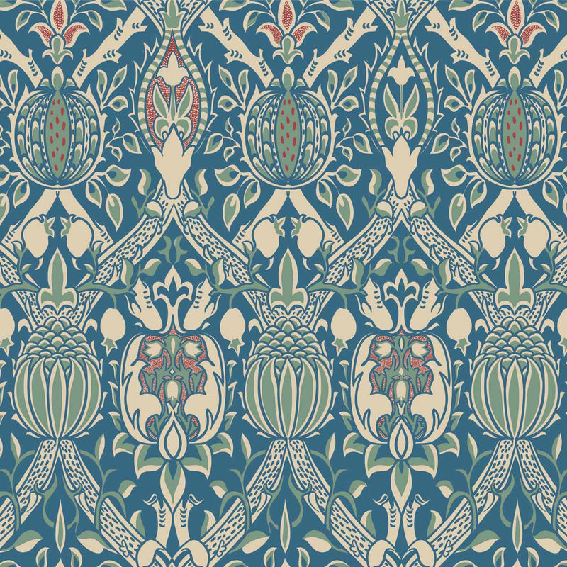 Trellis - a classic William Morris design printed on satin cotton