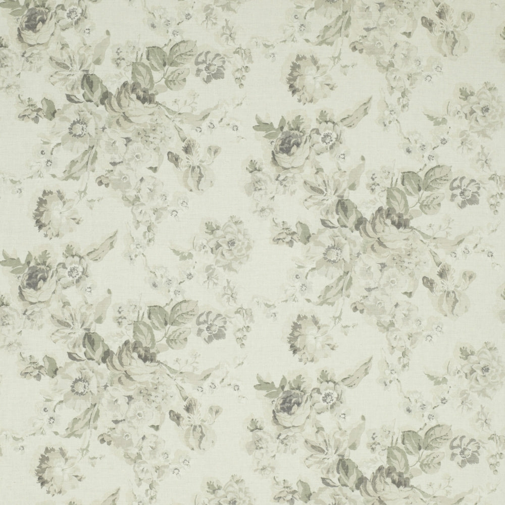 floral linen curtain fabric