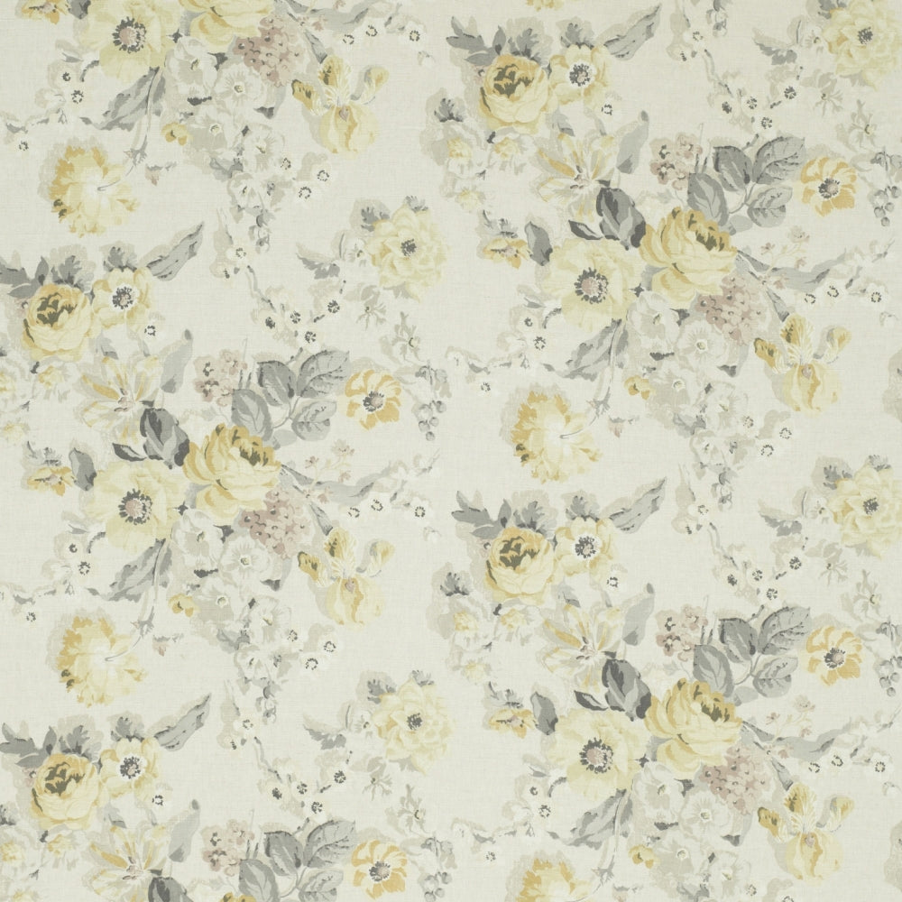 floral linen curtain fabric
