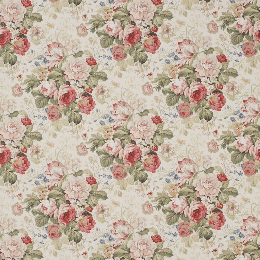 floral linen curtain fabric